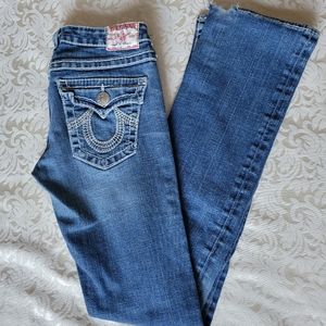 Women True Religion Brand Jeans,  World Tour, Boot Cut, Size 27